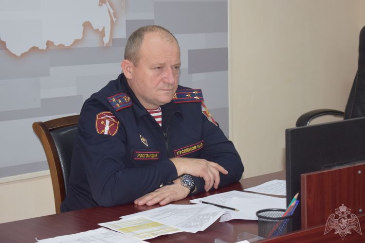 В дагестанском управлении Росгвардии прошло заседание оперативного штаба республики