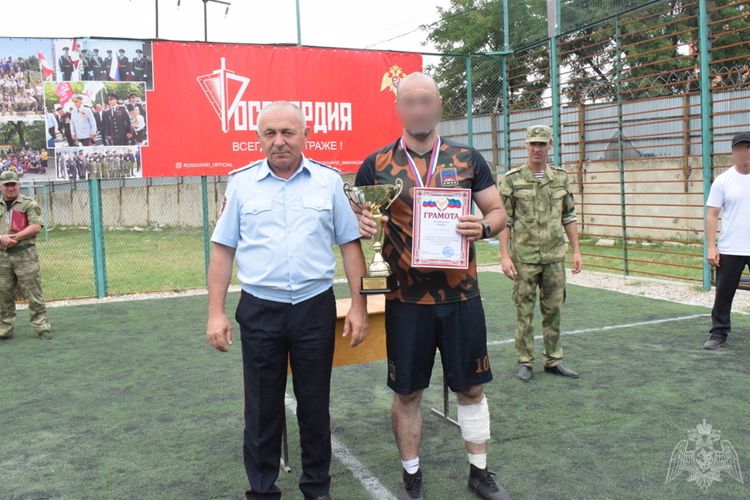 В Дагестане прошел чемпионат по мини-футболу среди росгвардейцев