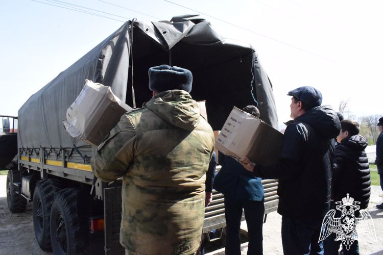 Росгвардейцы из Дагестана обеспечат безопасность доставки гумпомощи жителям Донбасса