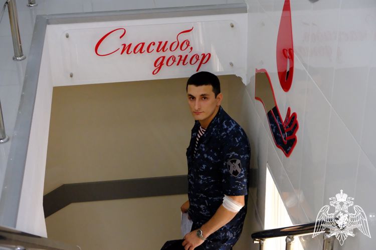 Росгвардейцы Дагестана стали участниками донорского марафона