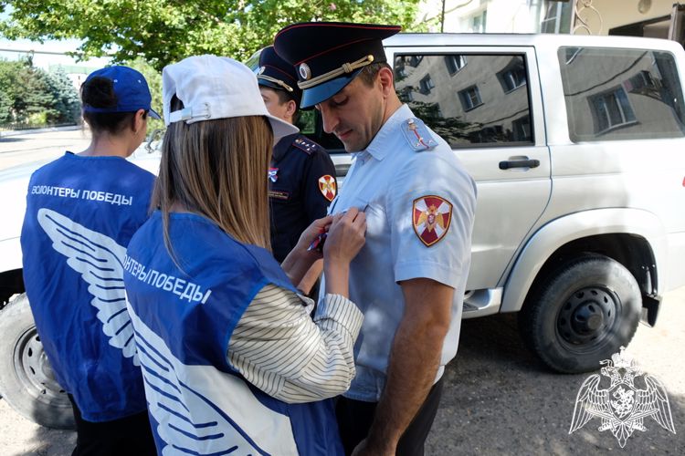В Дагестане росгвардейцы поддержали акцию «Я – россиянин, я – дагестанец»
