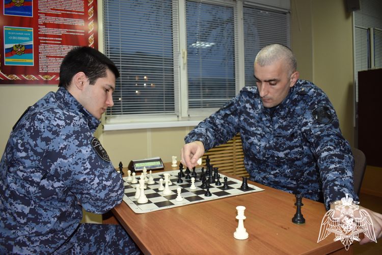 В Дагестане определились лучшие шахматисты среди росгвардейцев
