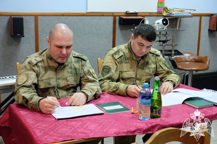 Учебно-методический сбор с военными дирижерами Северо-Кавказского округа Росгвардии прошел в Дагестане