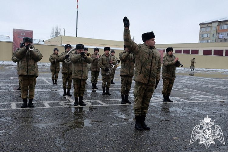 Учебно-методический сбор с военными дирижерами Северо-Кавказского округа Росгвардии прошел в Дагестане