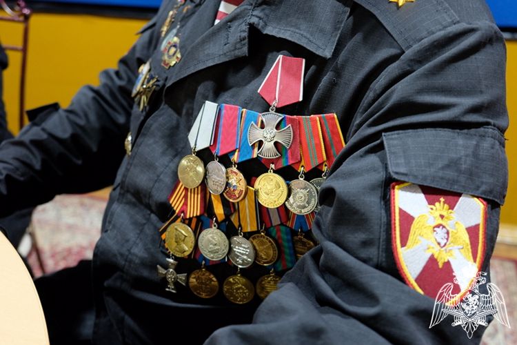 В Дагестане офицер Росгвардии принял участие в акции «Все для Победы»