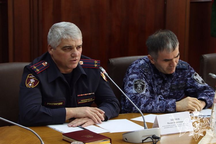 При участии Росгвардии состоялось заседание антитеррористической комиссии в Дагестане