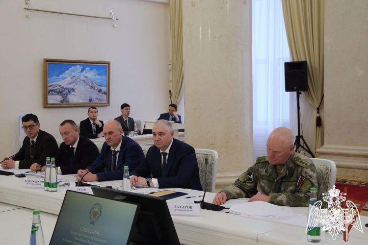 Командующий Северо-Кавказским округом Росгвардии принял участие в совещании Совета Безопасности России в Нальчике