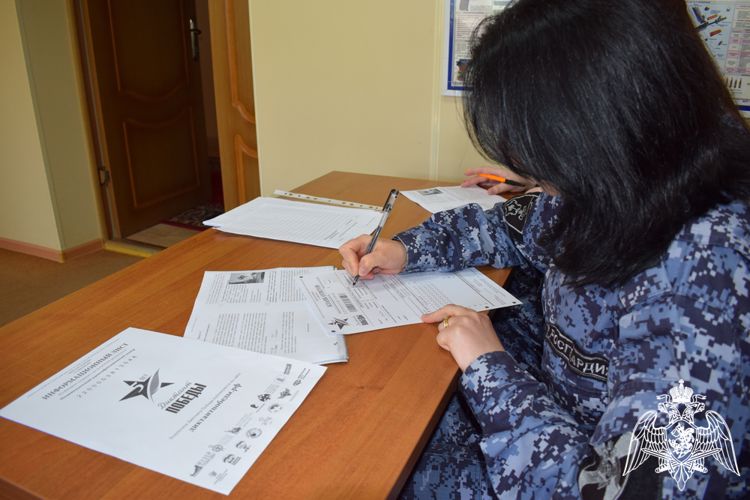 Росгвардейцы в Дагестане написали «Диктант Победы»