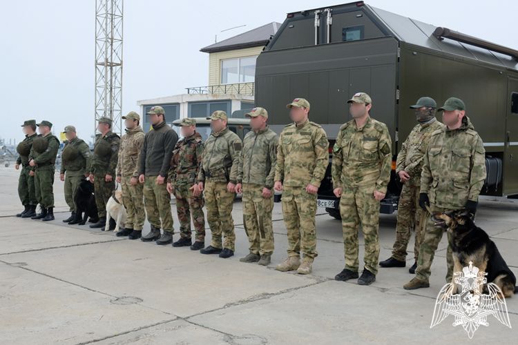 В Дагестане росгвардейцы приняли участие в тактико-специальной тренировке