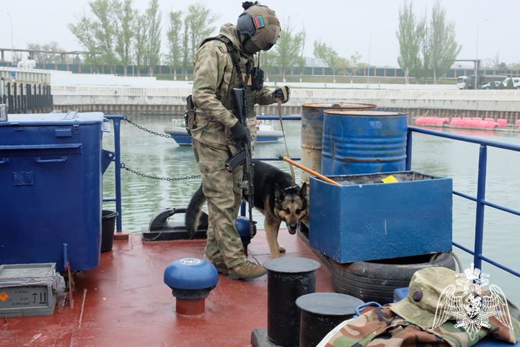 В Дагестане росгвардейцы приняли участие в тактико-специальной тренировке