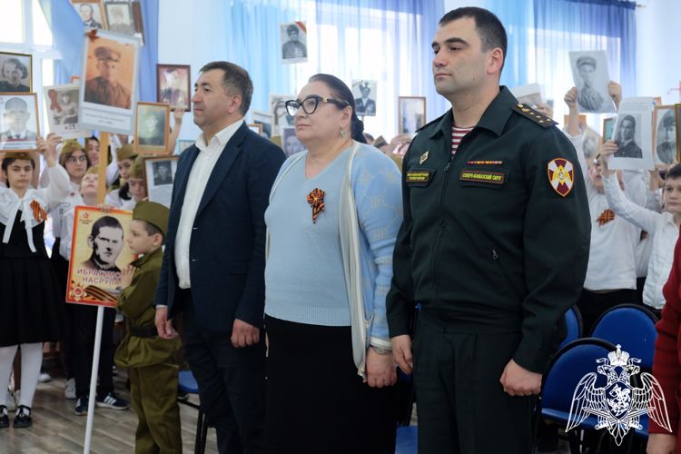 Росгвардейцы провели патриотическое мероприятие для махачкалинских школьников