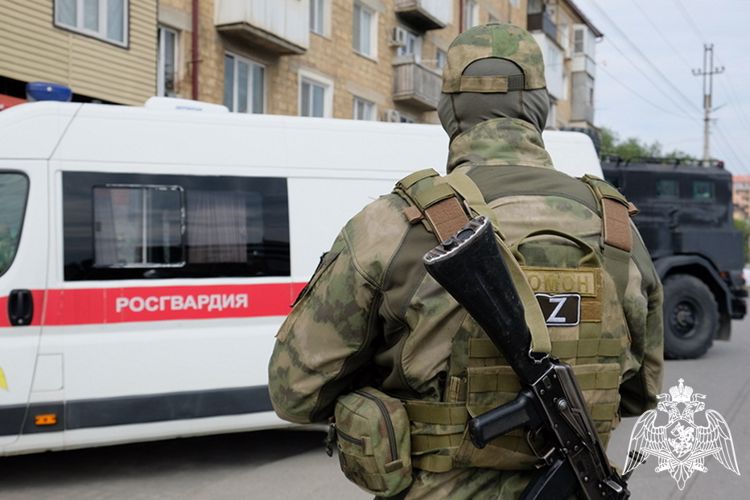 Росгвардейцы обеспечили охрану общественного порядка во время празднования Дня Победы в Дагестане