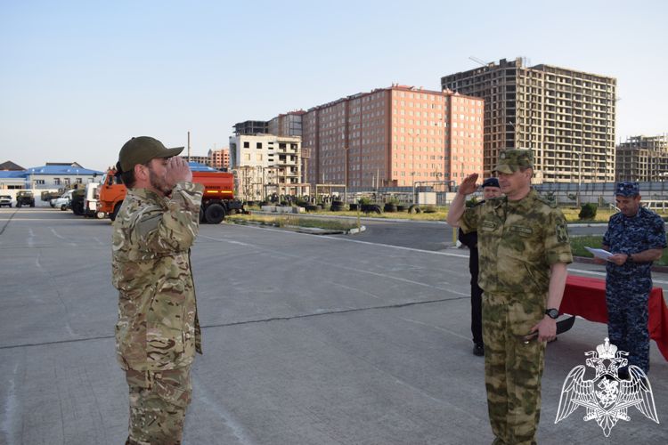  В Дагестане ОМОН «Горец» и СОБР «Ястреб – Каспий» отметили годовщину образования 