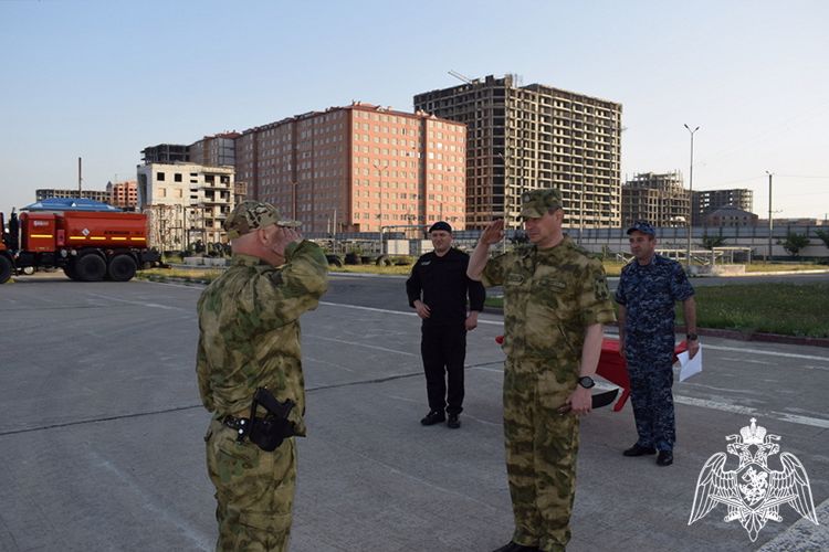  В Дагестане ОМОН «Горец» и СОБР «Ястреб – Каспий» отметили годовщину образования 
