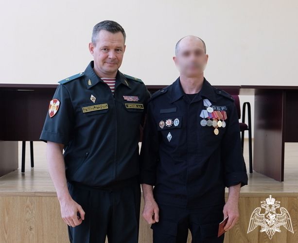 В Дагестане росгвардейцам вручили государственные награды