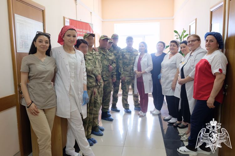 В Дагестане росгвардейцы присоединились к ведомственной донорской акции