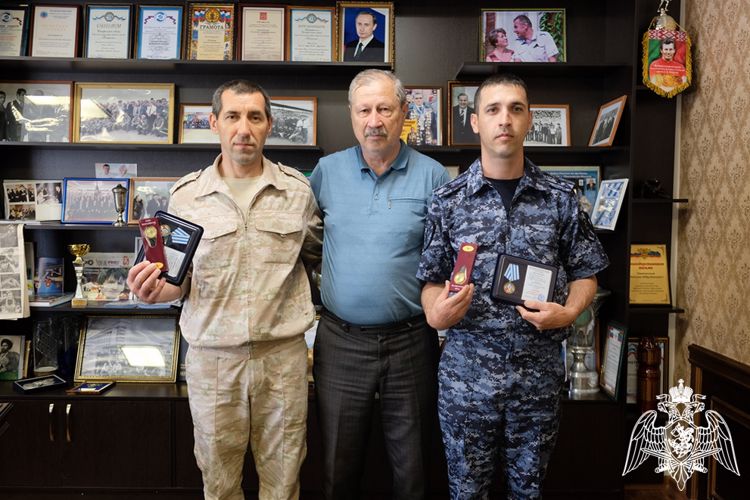 В Дагестане росгвардейцы удостоены наград общества «Динамо» 