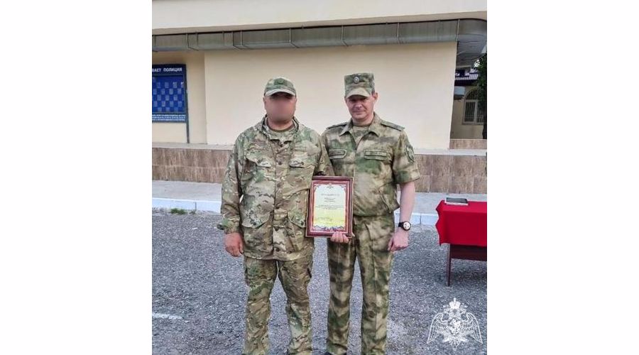  В Дагестане ОМОН «Горец» и СОБР «Ястреб – Каспий» отметили годовщину образования 