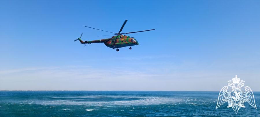 Учебно-тренировочные полеты авиации Росгвардии прошли в Дагестане