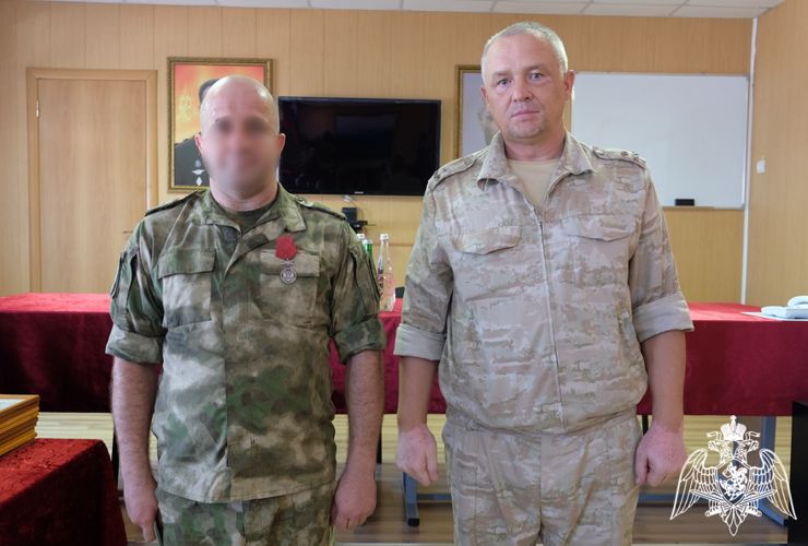 В Дагестане росгвардейцам вручили государственные награды