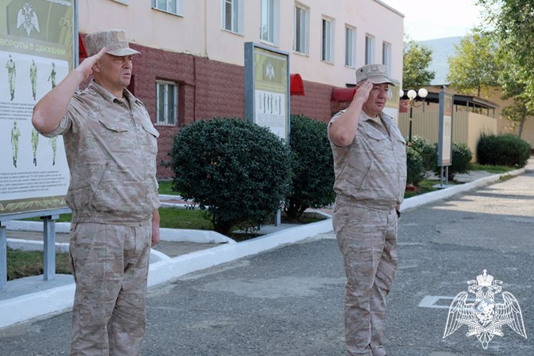 Отдельный батальон махачкалинского соединения Росгвардии отметил годовщину сформирования