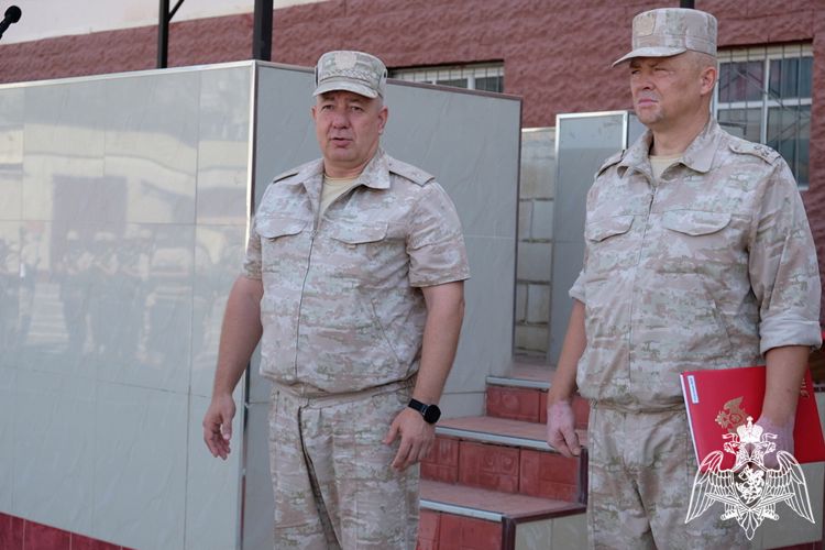 Отдельный батальон махачкалинского соединения Росгвардии отметил годовщину сформирования