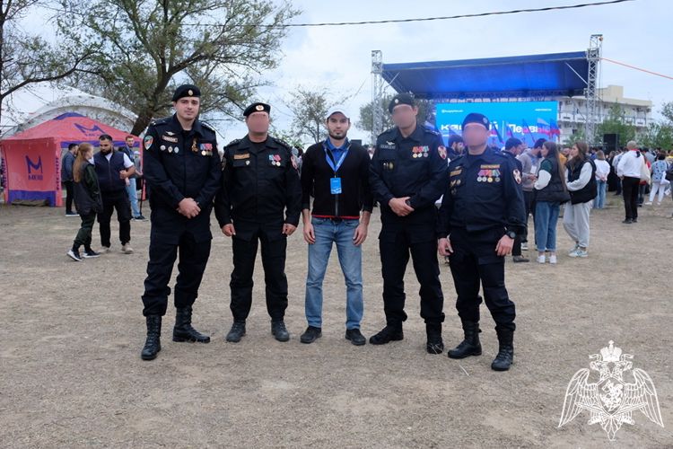 Росгвардейцы приняли участие в открытии Северо-Кавказского молодежного форума «Каспий – 2023»