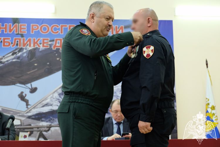 Годовщину образования регионального управления Росгвардии отметили в Дагестане