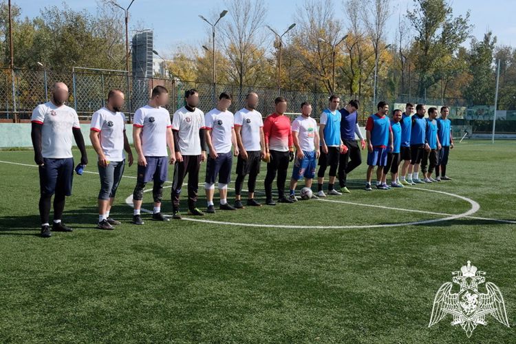 Росгвардейцы Дагестана стали бронзовыми призерами футбольного турнира памяти Героя России Арзулума Ильясова