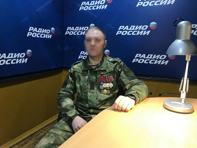 Офицер инженерного подразделения Росгвардии рассказал о своей службе дагестанским радиослушателям