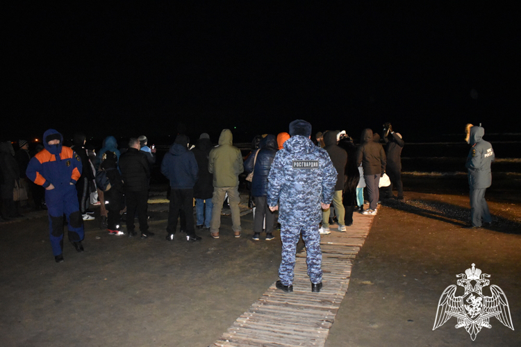 В Дагестане росгвардейцы обеспечили правопорядок во время праздника Крещения Господня