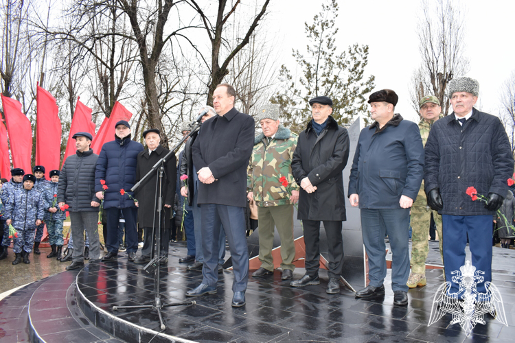 В Дагестане росгвардейцы приняли участие в мероприятиях, посвященных 35-летию вывода советских войск из Афганистана