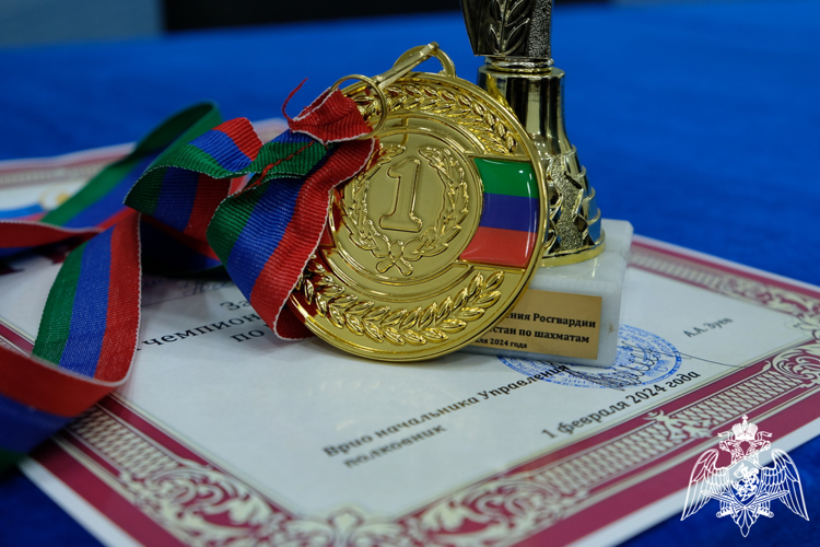 Лучшие шахматисты среди росгвардейцев определены в Дагестане
