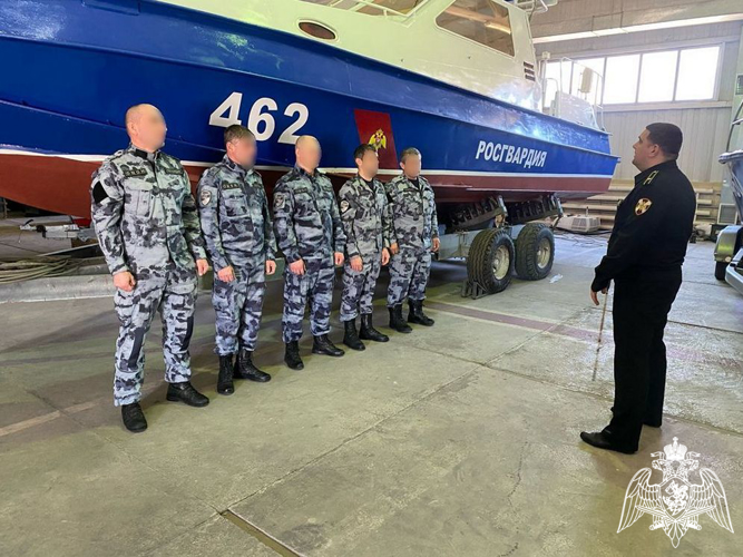 В Дагестане прошли сборы с корабельным составом спецподразделения Росгвардии