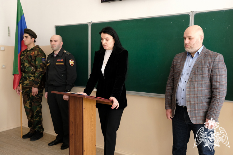 Аудитория имени военнослужащего Росгвардии открыта в Дагестане