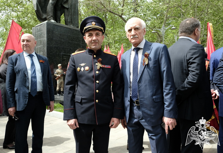 Росгвардейцы Дагестана присоединились к акции «Вахта памяти»