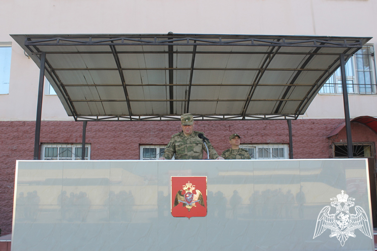 Махачкалинское соединение Росгвардии отметило 28-ю годовщину образования