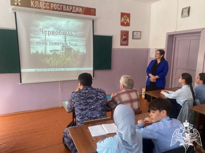 В Дагестане росгвардейцы почтили память жертв чернобыльской катастрофы