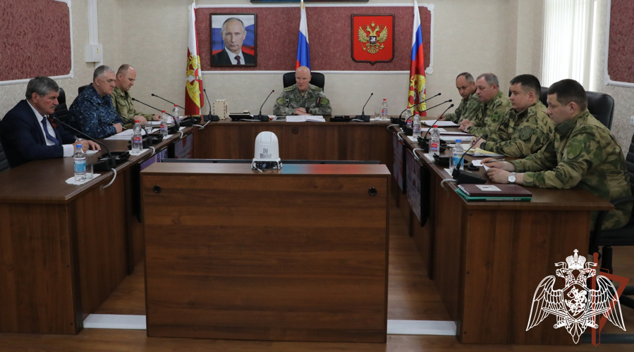 В Северо-Кавказском округе Росгвардии состоялся военный совет