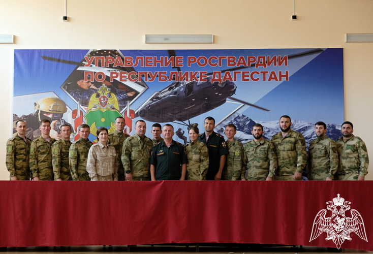 Учебный сбор спортивной команды Северо-Кавказского округа Росгвардии прошел в Дагестане