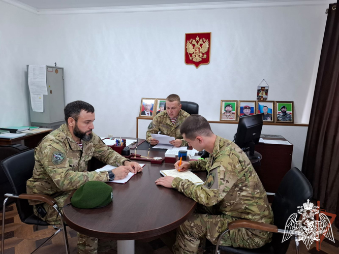 В Северо-Кавказский ордена Жукова округ Росгвардии для прохождения службы прибывают выпускники военных вузов