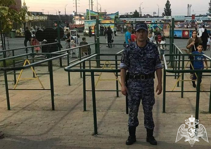 При участии Росгвардии в Дагестане обеспечена безопасность футбольного матча Российской премьер-лиги