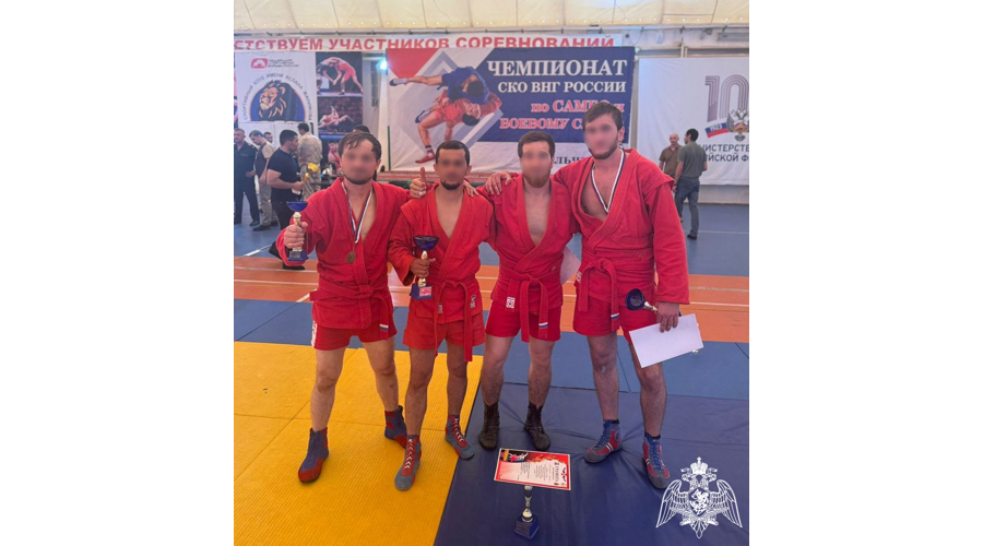 Дагестанские росгвардейцы завоевали «серебро» на окружном чемпионате по самбо