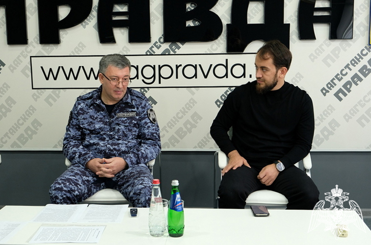 В Дагестане прошла пресс-конференция руководителя регионального Центра лицензионно-разрешительной работы Росгвардии