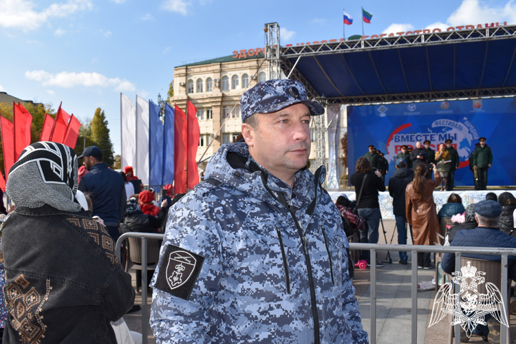 Росгвардейцы обеспечили правопорядок в День народного единства в Дагестане