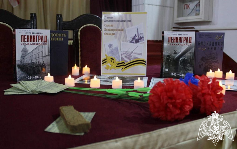 В Дагестане росгвардейцы приняли участие во всероссийской акции «Блокадный хлеб»