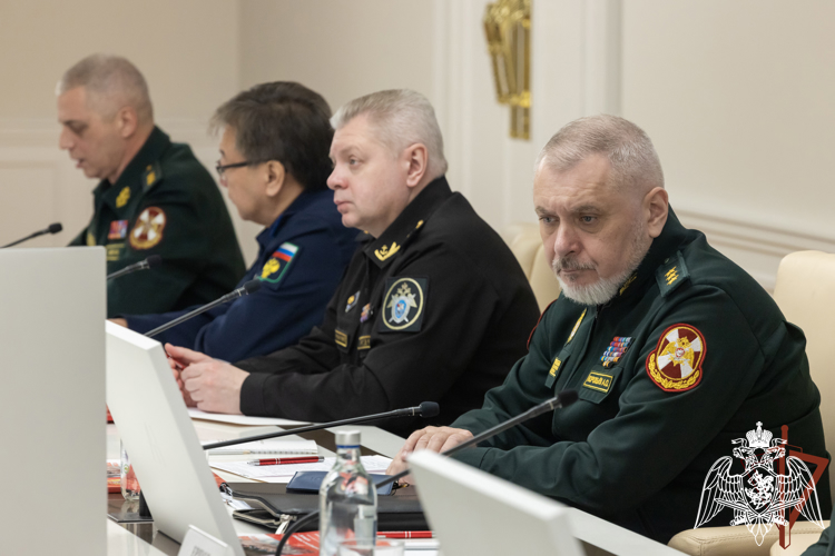 Директор Росгвардии Герой России генерал армии Виктор Золотов провел расширенное заседание коллегии по итогам работы ведомства