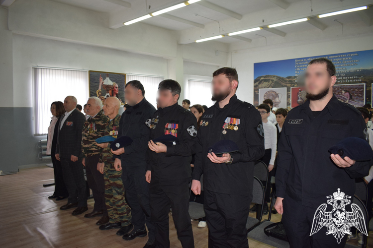 Росгвардейцы Дагестана приняли участие в патриотическом мероприятии