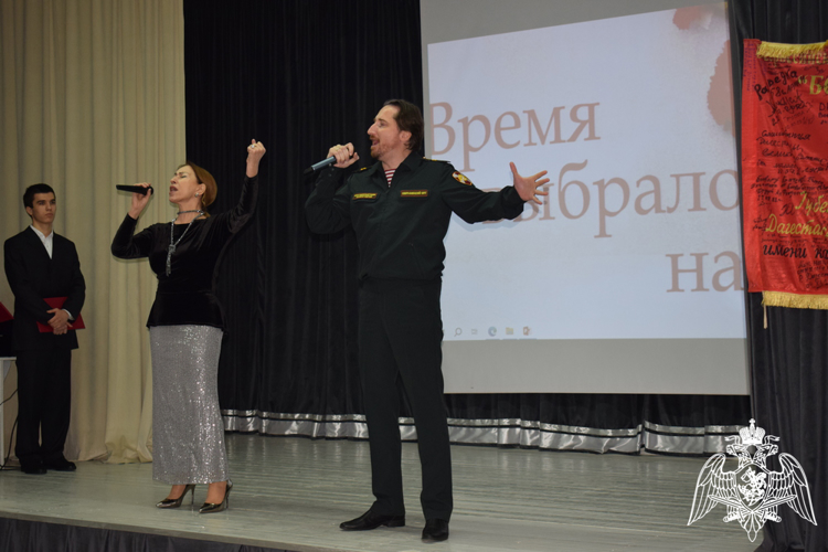 В Дагестане росгвардейцы приняли участие в памятном мероприятии 