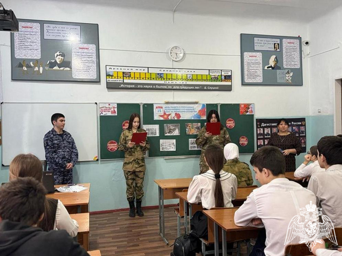 В Дагестане при участии росгвардейцев прошли мероприятия, посвященные 36-летию вывода советских войск из Афганистана